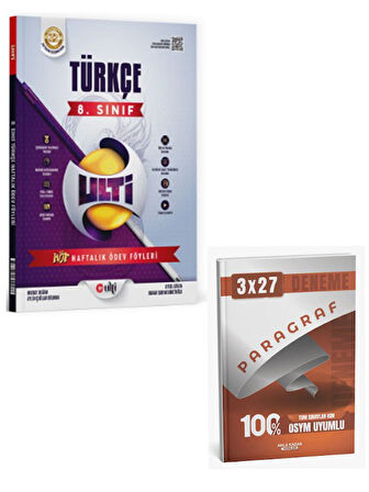 Ulti 2026 8. Sınıf LGS Türkçe Haftalık Ödev Föyleri+Anla Kazan Paragraf