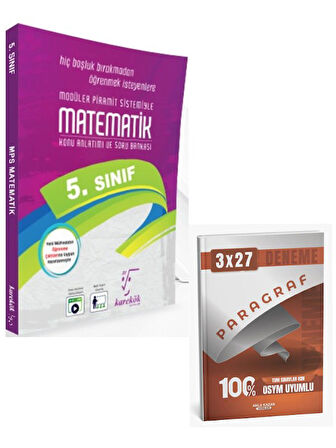 Karekök 2026 5. Sınıf Matematik MPS Konu Anlatımlı Soru Bankası+Anla Kazan Paragraf
