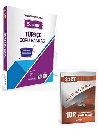Karekök 2026 5. Sınıf Türkçe Soru Bankası+Anla Kazan Paragraf