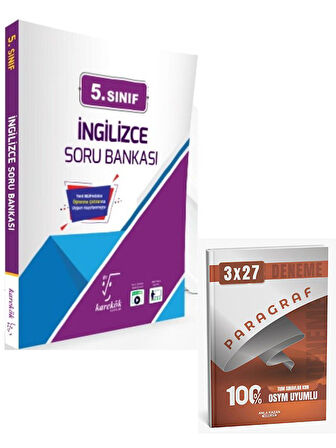 Karekök 2026  5. Sınıf İngilizce Soru Bankası+Anla Kazan Paragraf