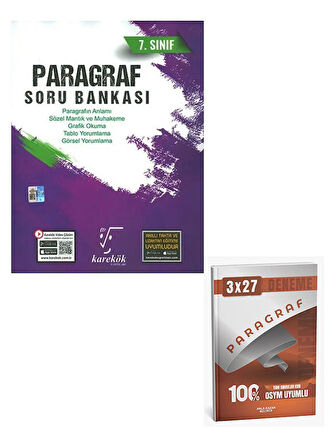 Karekök 2026 7. Sınıf Paragraf Soru Bankası+Anla Kazan Paragraf