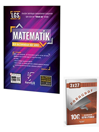 Karekök 2026 8. Sınıf LGS Matematik Her Kazanımdan Bir Soru+Anla Kazan Paragraf
