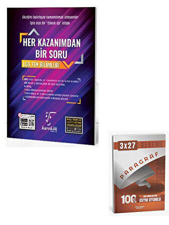 Karekök 2026 8. Sınıf LGS Fen Bilimleri Her Kazanımdan Bir Soru+Anla Kazan Paragraf