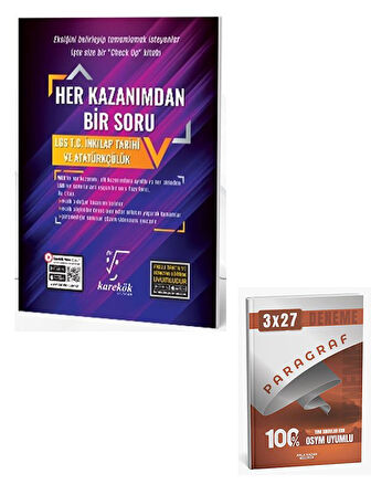 Karekök 2026 8. Sınıf LGS T.C. İnkılap Tarihi ve Atatürkçülük Her Kazanımdan Bir Soru+Anla Kazan Paragraf
