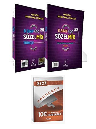 Karekök 2026 8. Sınıf LGS Sözelmix Soru Bankası+Anla Kazan Paragraf