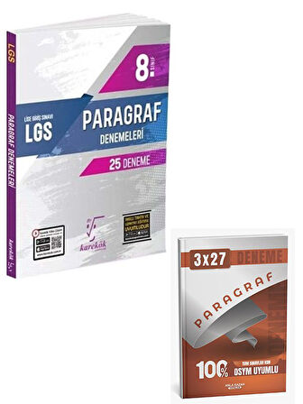 Karekök 2026 8. Sınıf LGS Paragraf 25 Deneme+Anla Kazan Paragraf