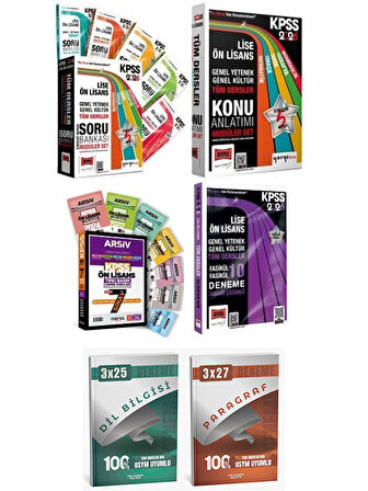 Yargı + Anla Kazan 2026 KPSS Ön Lisans Modüler Soru Konu 10 lu Deneme + Marka Çıkmış + Deneme 6 lı Set