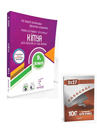 Karekök 2026 9. Sınıf Kimya MPS Konu Anlatımı ve Soru Bankası+Anla Kazan Paragraf