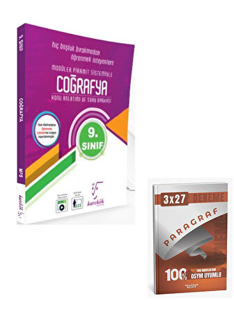 Karekök 2026 9. Sınıf Coğrafya Konu Anlatımlı Soru Bankası+Anla Kazan Paragraf