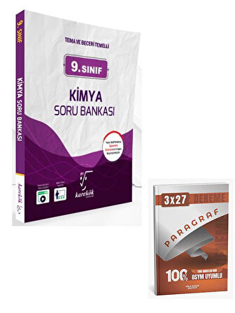 Karekök 2026 9. Sınıf Kimya Soru Bankası+Anla Kazan Paragraf