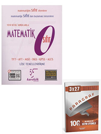 Karekök 2026 Yeni Nesil Sorularla Matematik SIFIR+Anla Kazan Paragraf