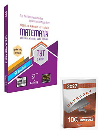 Karekök 2026 TYT Matematik Konu Anlatımı ve Soru Bankası 3. Kitap+Anla Kazan Paragraf