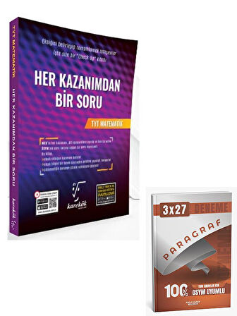 Karekök 2026 TYT Matematik Her Kazanımdan Bir Soru+Anla Kazan Paragraf