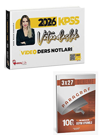 Hoca Kafası 2026 KPSS Vatandaşlık Video Ders Notları+Anla Kazan Paragraf