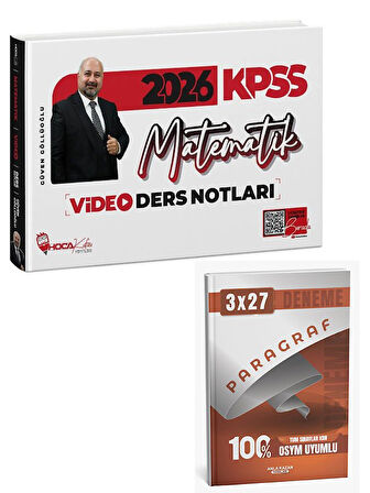 Hoca Kafası 2026 KPSS Matematik Video Ders Notları+Anla Kazan Paragraf