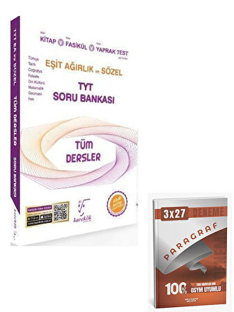 Karekök 2026 TYT Eşit Ağırlık ve Sözel Tüm Dersler Soru Bankası+Anla Kazan Paragraf