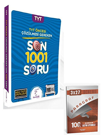 Karekök 2026 TYT den Önce Çözülmesi Gereken Son 1001 Soru+Anla Kazan Paragraf