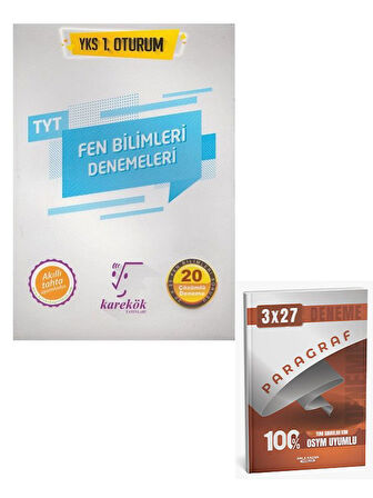 Karekök 2026 TYT Fen Bilimleri 20 li Denemeleri+Anla Kazan Paragraf