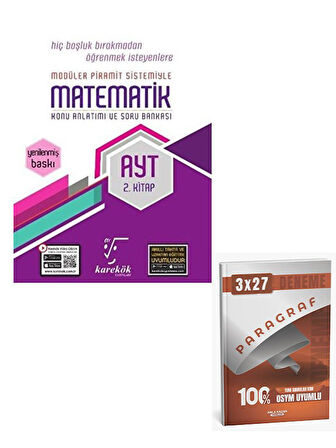 Karekök 2026 AYT Matematik Konu Anlatımlı Soru Bankası 2. Kitap+Anla Kazan Paragraf
