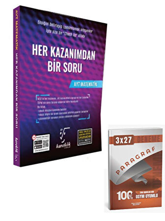 Karekök 2026 AYT Matematik Her Kazanımdan Bir Soru+Anla Kazan Paragraf