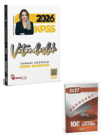 Hoca Kafası 2026 KPSS Vatandaşlık Soru Bankası Çözümlü+Anla Kazan Paragraf