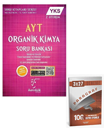 Karekök 2026 AYT Organik Kimya Soru Bankası+Anla Kazan Paragraf