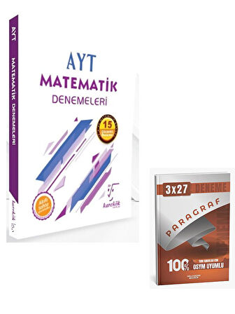 Karekök 2026 AYT Matematik 15 Çözümlü Deneme+Anla Kazan Paragraf