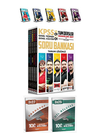 Yargı + Anla Kazan 2026 KPSS GYGK Modüler Soru Bankası + Paragraf Dil Bİlgisi Deneme 7 li Set