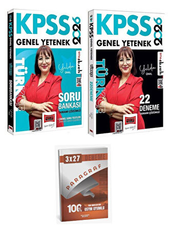 Yargı 2026 KPSS Türkçe Soru Bankası + 22 Deneme 2 li Set+Anla Kazan Paragraf