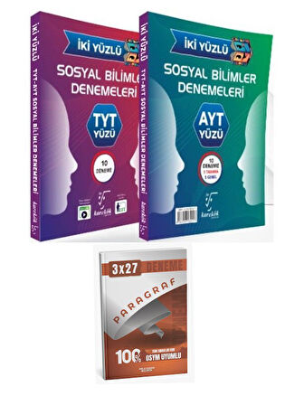 Karekök 2026 TYT AYT Sosyal Bilimler İki Yüzlü Deneme+Anla Kazan Paragraf