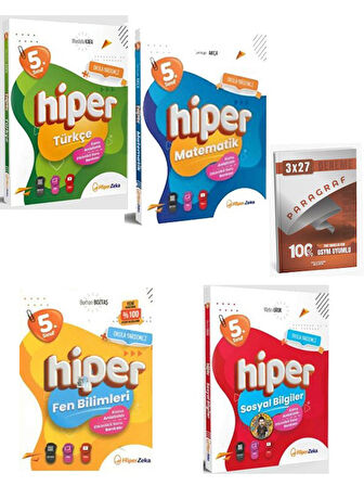 Hiper 2026 5. Sınıf Hiper Tüm Dersler Konu Anlatımlı Soru Bankası Seti+Anla Kazan Paragraf
