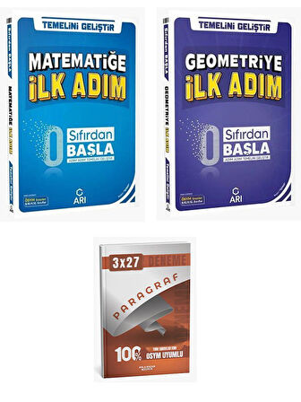 Arı 2026 0 Sıfırdan Başla Matematik+Geometriye İlk Adım+Anla Kazan Paragraf