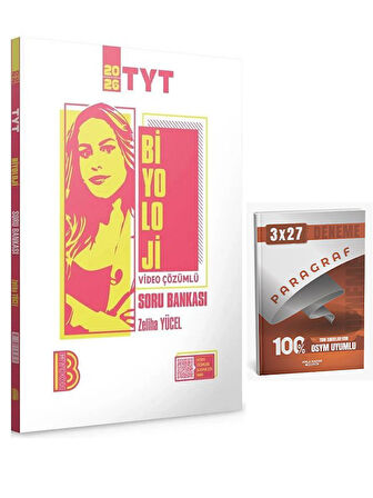 BenimHocam 2026 YKS TYT Biyoloji Soru Bankası Çözümlü+Anla Kazan Paragraf