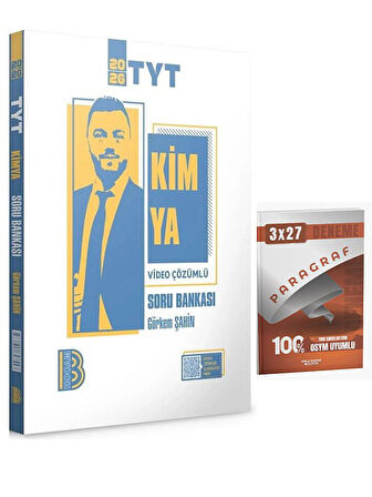 BenimHocam 2026 YKS TYT Kimya Soru Bankası Çözümlü+Anla Kazan Paragraf