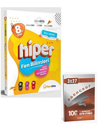 Hiper 2026 8. Sınıf Hiper Fen Bilimleri Konu Anlatımlı & Etkinlikli Soru Bankası+Anla Kazan Paragraf