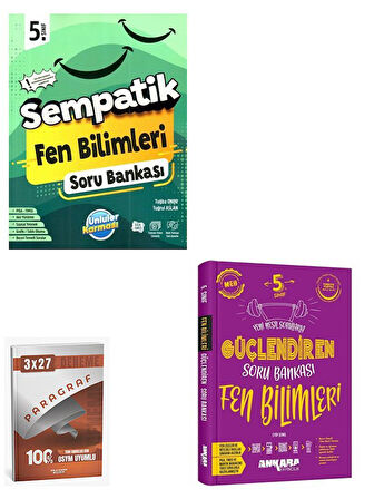 Ünlüler+Ankara 5. Sınıf Fen Bilimleri Sempatik Soru Bankası Seti Anla Kazan Paragraf