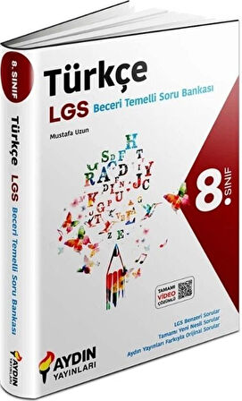 Aydın 2026  8. Sınıf LGS Türkçe Beceri Temelli Soru Bankası