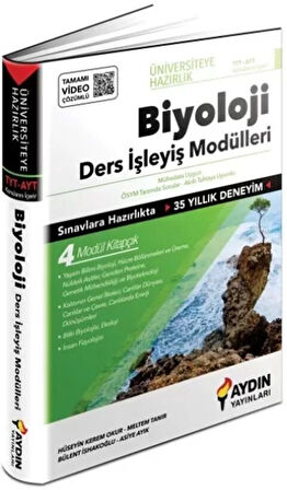 Aydın 2026  TYT AYT Biyoloji Ders İşleyiş Modülleri 4 Modül