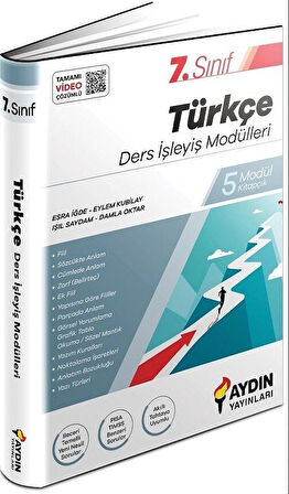 Aydın 2026  7. Sınıf Türkçe Ders İşleyiş Modülleri