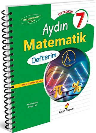 Aydın 2026  7. Sınıf Matematik Defterim