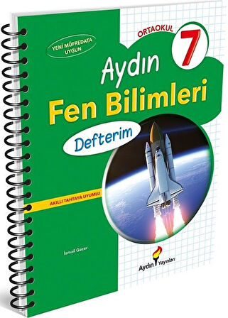 Aydın 2026  7. Sınıf Fen Bilimleri Defterim