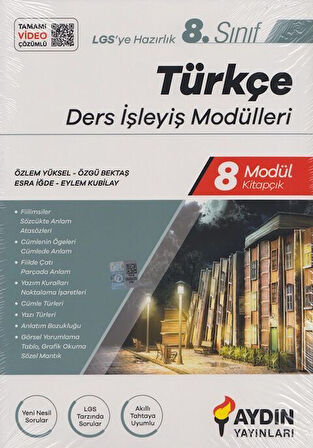 Aydın 2026  8. Sınıf Türkçe Ders İşleyiş Modülleri