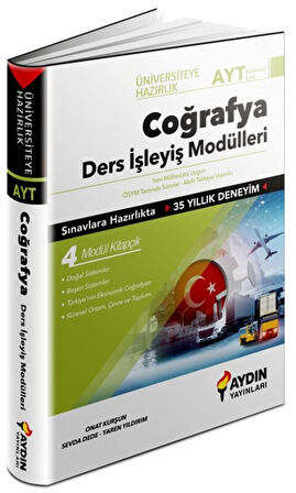 Aydın 2026  AYT Coğrafya Üniversiteye Hazırlık Ders İşleyiş Modülleri
