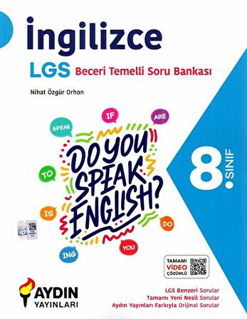 Aydın 2026  8. Sınıf LGS İngilizce Beceri Temelli Soru Bankası