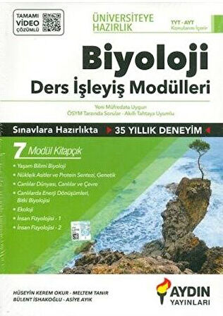 Aydın 2026  TYT AYT Biyoloji Ders İşleyiş Modülleri