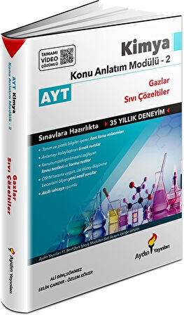 Aydın 2026  AYT Kimya Konu Anlatım Modülü 2