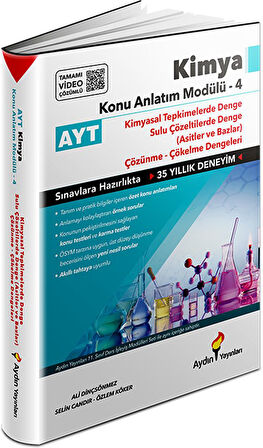 Aydın 2026  AYT Kimya Konu Anlatım Modülü 4