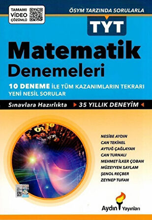 Aydın 2026  TYT Matematik 10 lu Denemeleri
