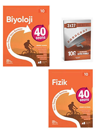 Okyanus 2026 10. Sınıf Biyoloji+Fizik  40 Seans Konu Özetli Soru Bankası