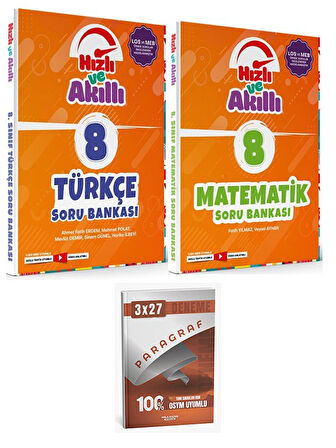 Tammat 2026 8. Sınıf LGS Türkçe+Matematik Hızlı ve Akıllı Soru Bankası Seti+Anla Kazan Paragraf